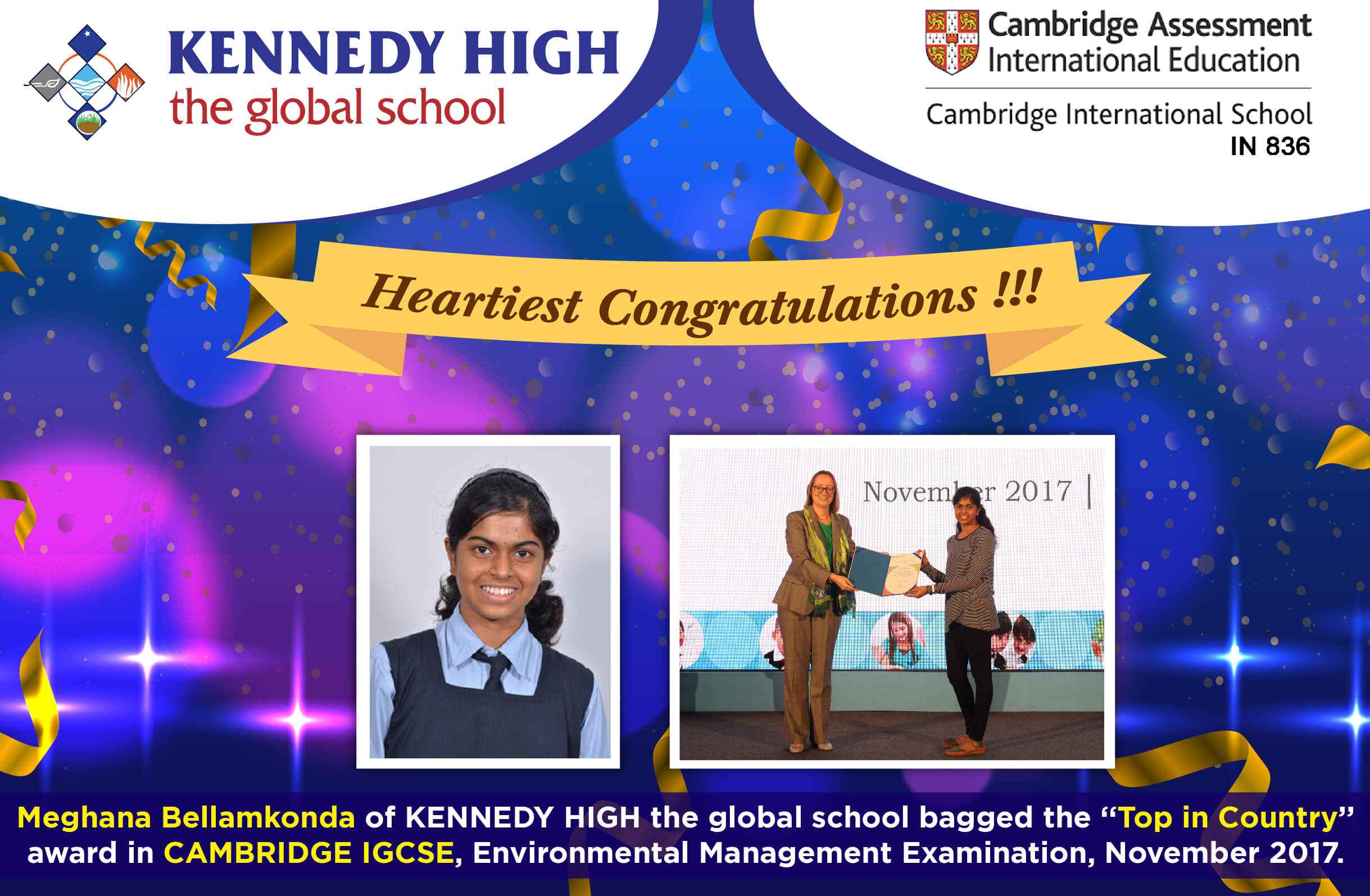 IGCSEResult201718 Kennedy High the global school